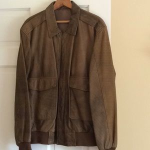 Men’s leather bomber jacket - price slashed!